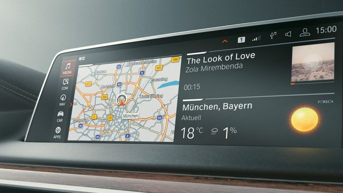 BMW Série 7 Berline : Microsoft Office 365 BMW Série 7 Berline : Microsoft Office 365 sur le Control Display