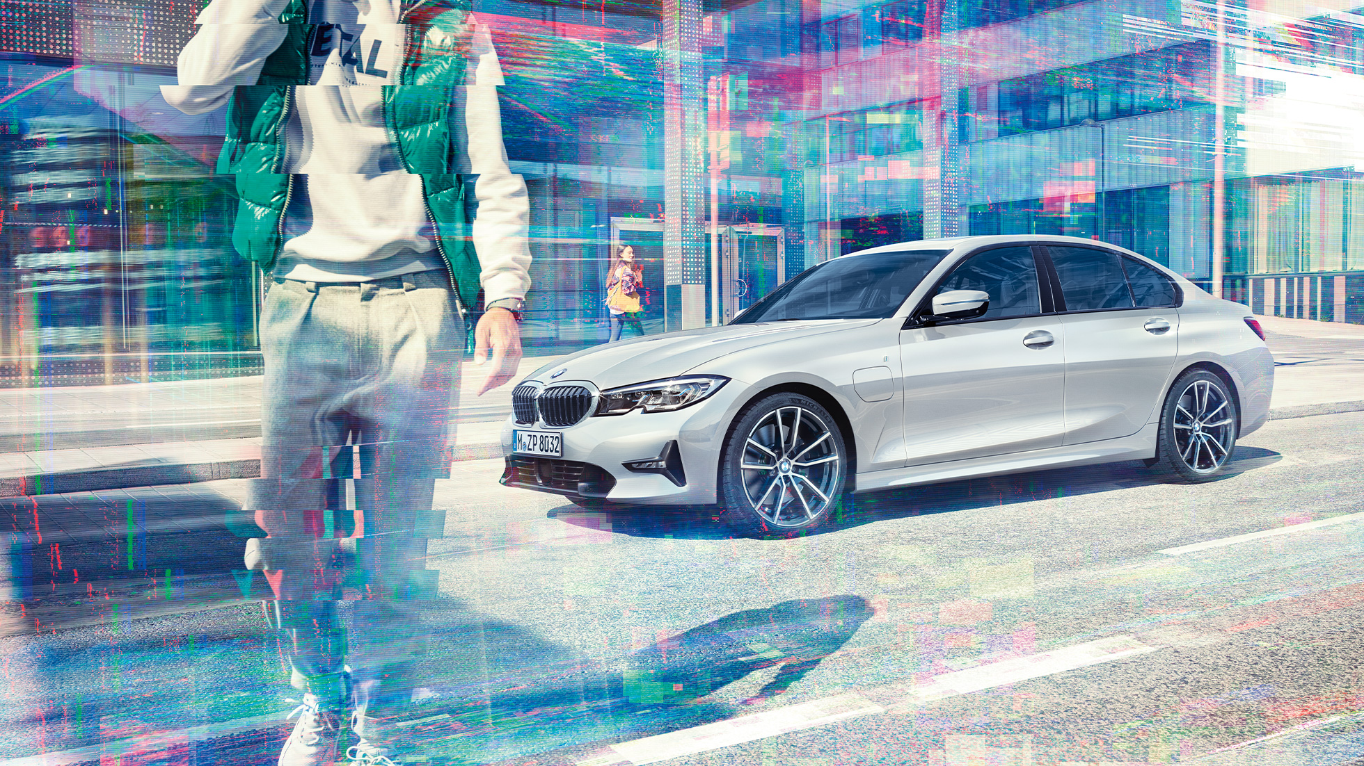 BMW Série 3 Berline, habitacle. Gros plan du poste de conduite dans l’habitacle de la BMW Série 3 Berline.