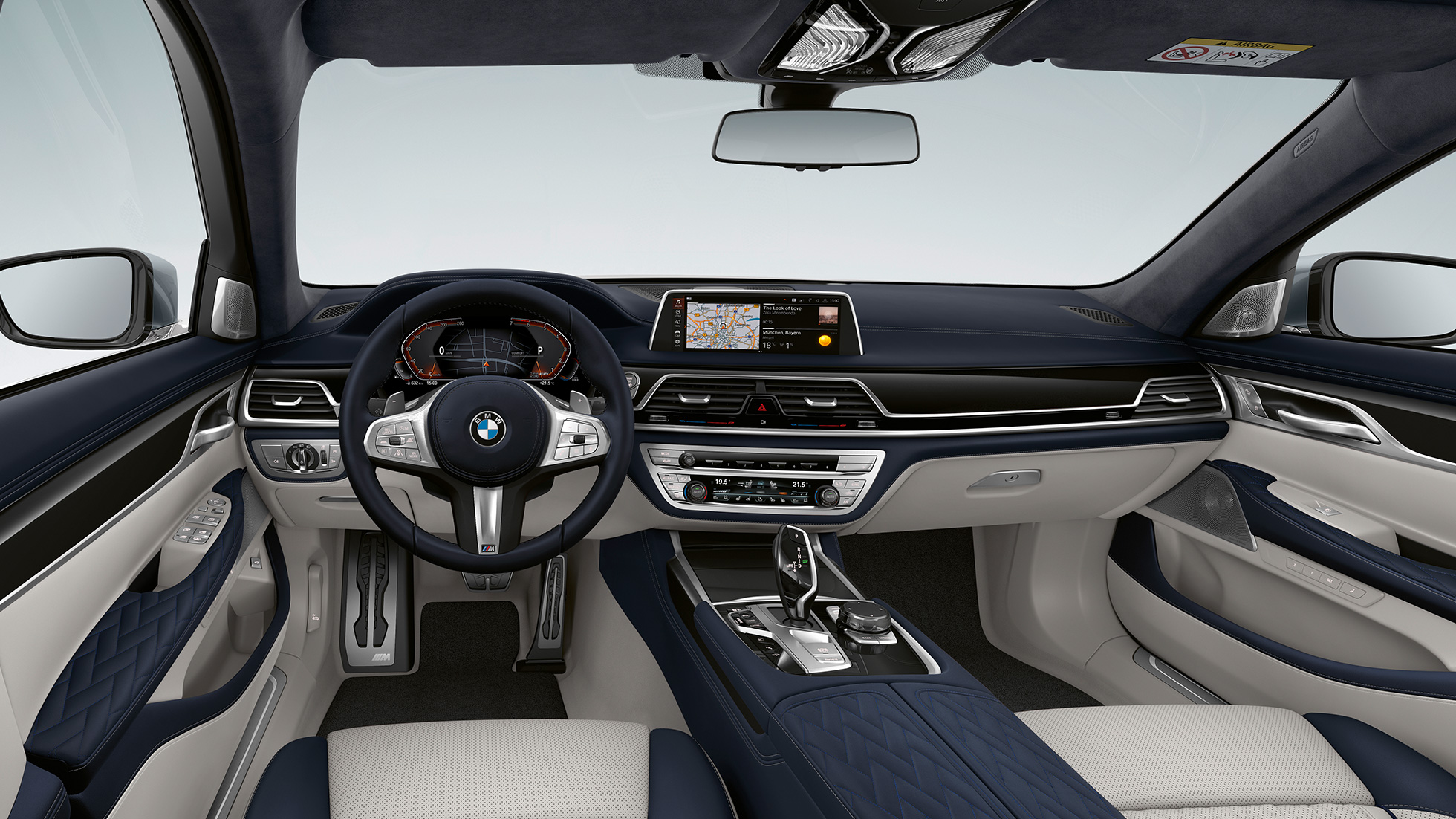 BMW Série 7 Berline avec Kit M Sport, intérieur BMW Série 7 Berline, intérieur Kit M Sport