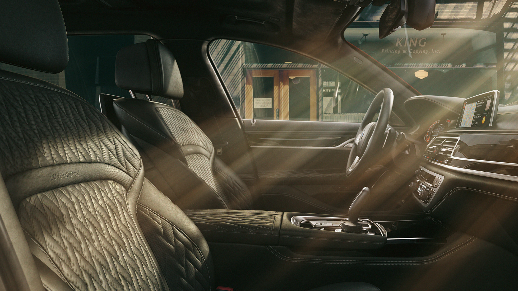 BMW Série 7 Berline Individual, aménagement intérieur de qualité supérieure BMW Série 7 Berline Individual, aménagement intérieur de qualité supérieure en noir