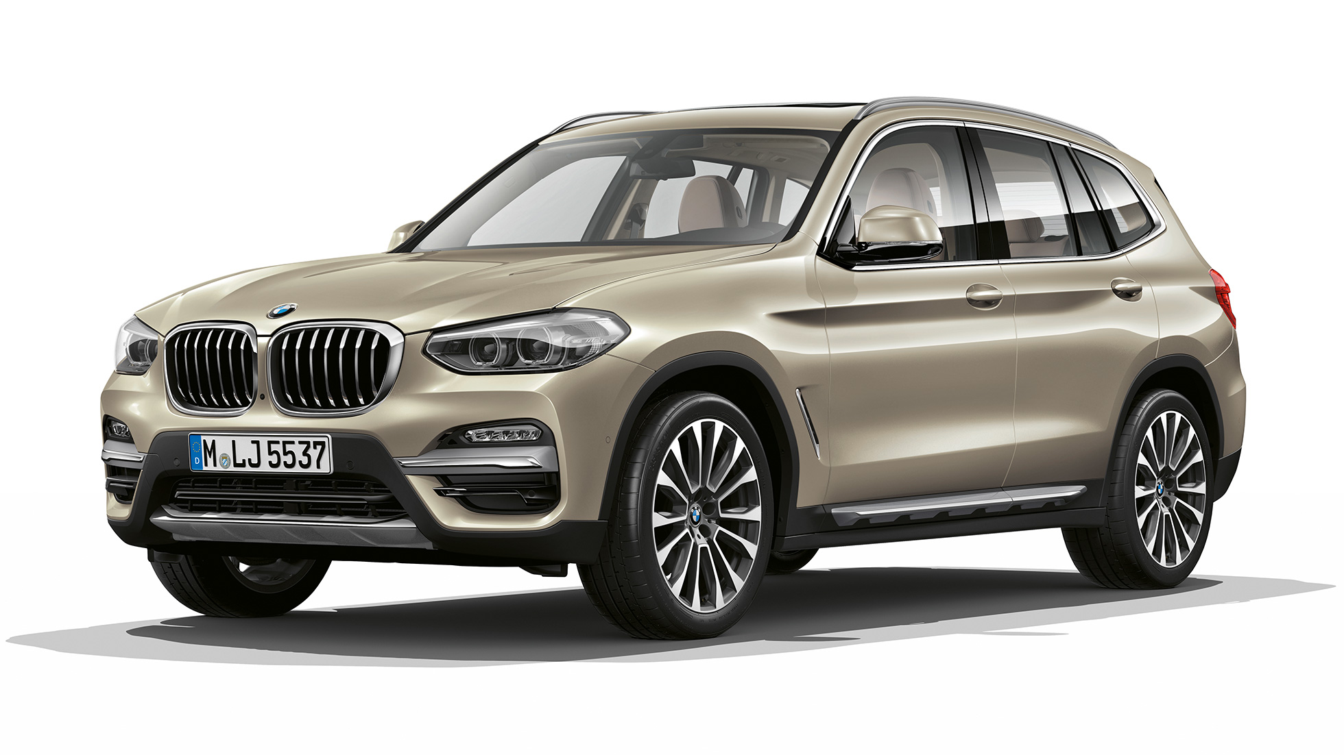 BMW X3 M40i, Modèle Luxury, vue de trois quarts face BMW X3 M40i, Modèle Luxury, vue de trois quarts face