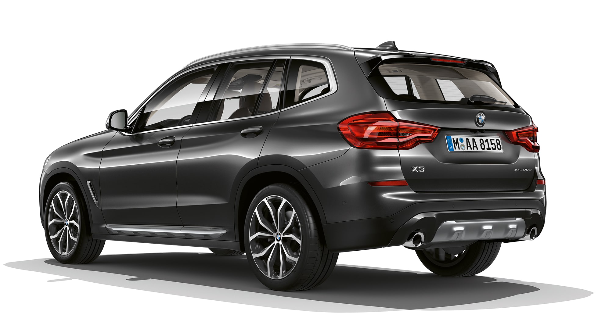 BMW X3 M40i, Modèle xLine, vue de trois quarts de la poupe BMW X3 M40i, Modèle xLine, vue de trois quarts de la poupe
