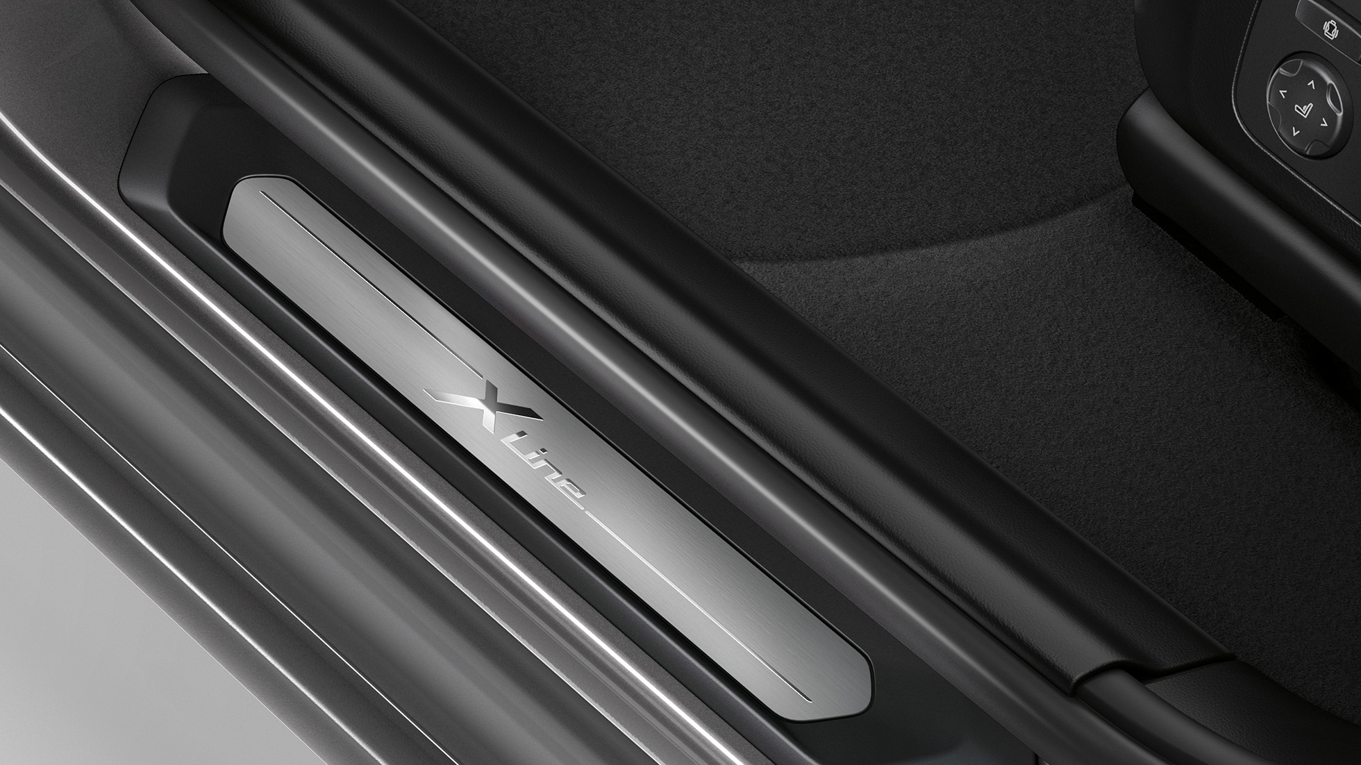 BMW X3 M40i, Model Luxury Line, door sill finisher BMW X3 M40i, Model Luxury Line, door sill finisher