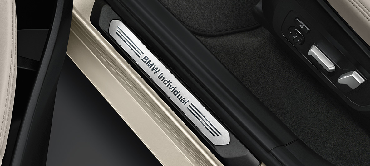 BMW X3, seuils de porte BMW Individual avec inscription BMW Individual BMW X3, seuils de porte BMW Individual avec inscription BMW Individual