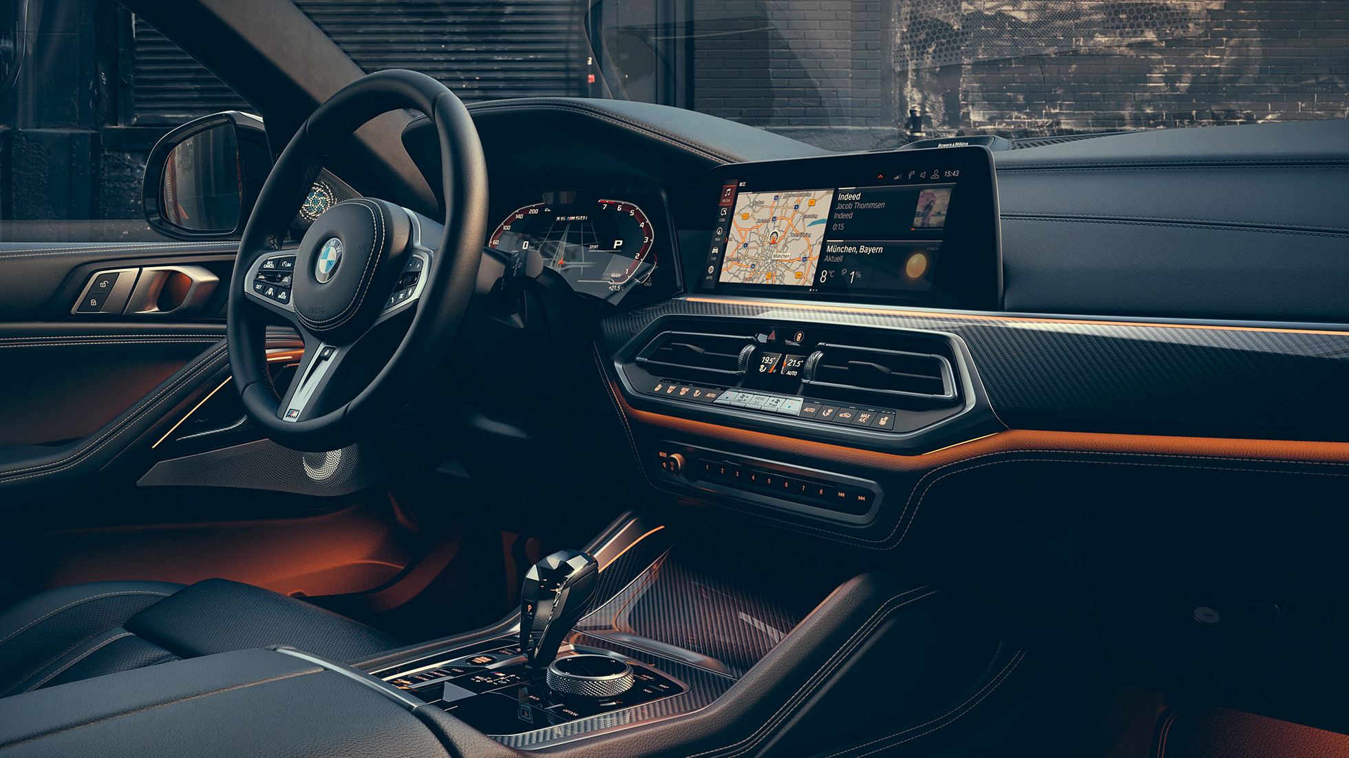 Intérieur de la BMW X6. L'intérieur de la BMW X6.