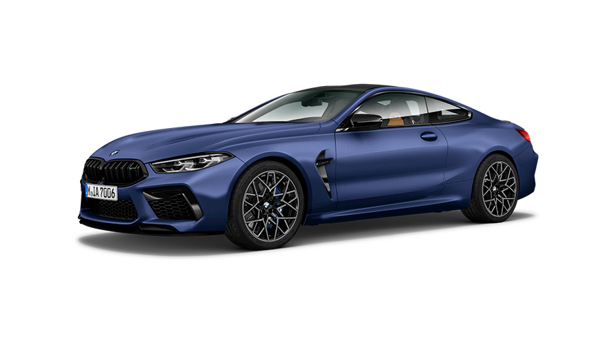 BMW M8 Competition Coupé F92 2019 vue de trois quarts de profil BMW M8 Competition Coupé F92 2019 vue de trois quarts de profil