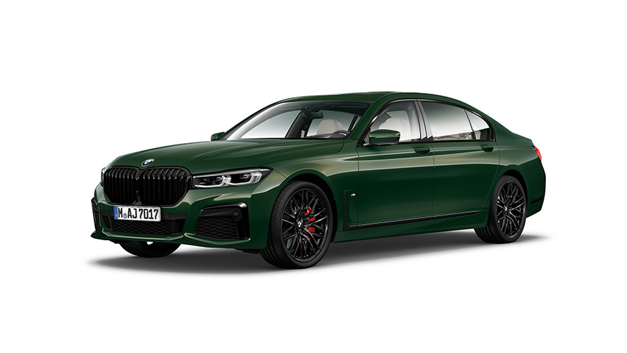 BMW M760Li xDrive Berline G11 G12 2019 vue trois quarts latérale BMW M760Li xDrive Berline G11 G12 2019 vue trois quarts latérale