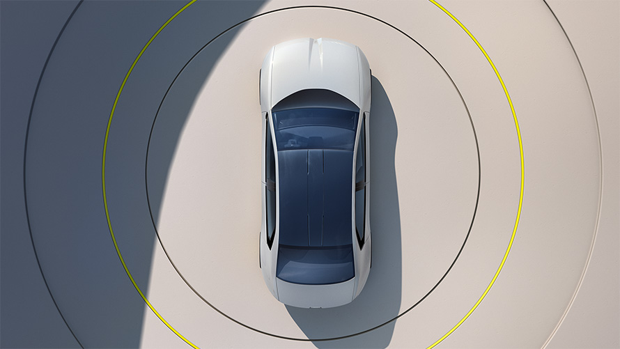 BMW i Vision Dee véhicule visionnaire design extérieur vue du haut